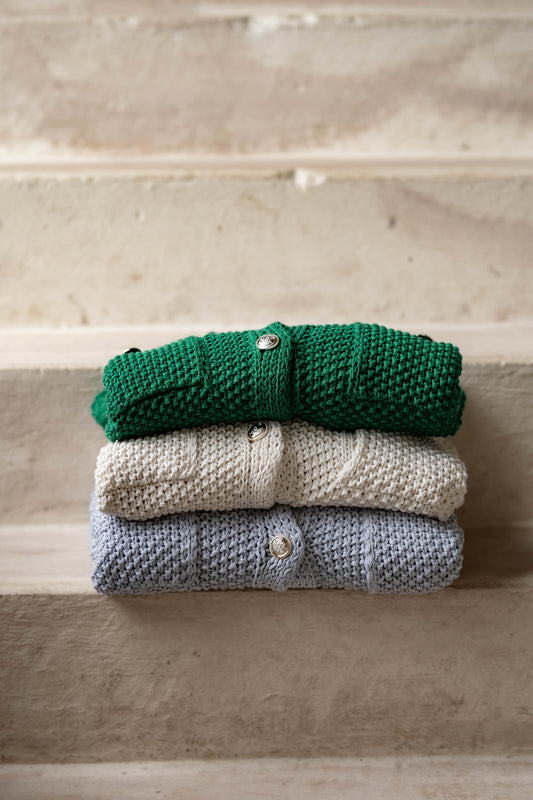 Strickjacke THEA in grau